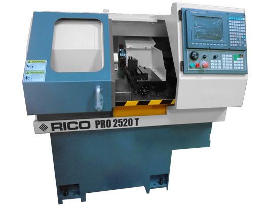 Dane techniczne RICO PRO 2520 ZX tokarki - wyposażenie